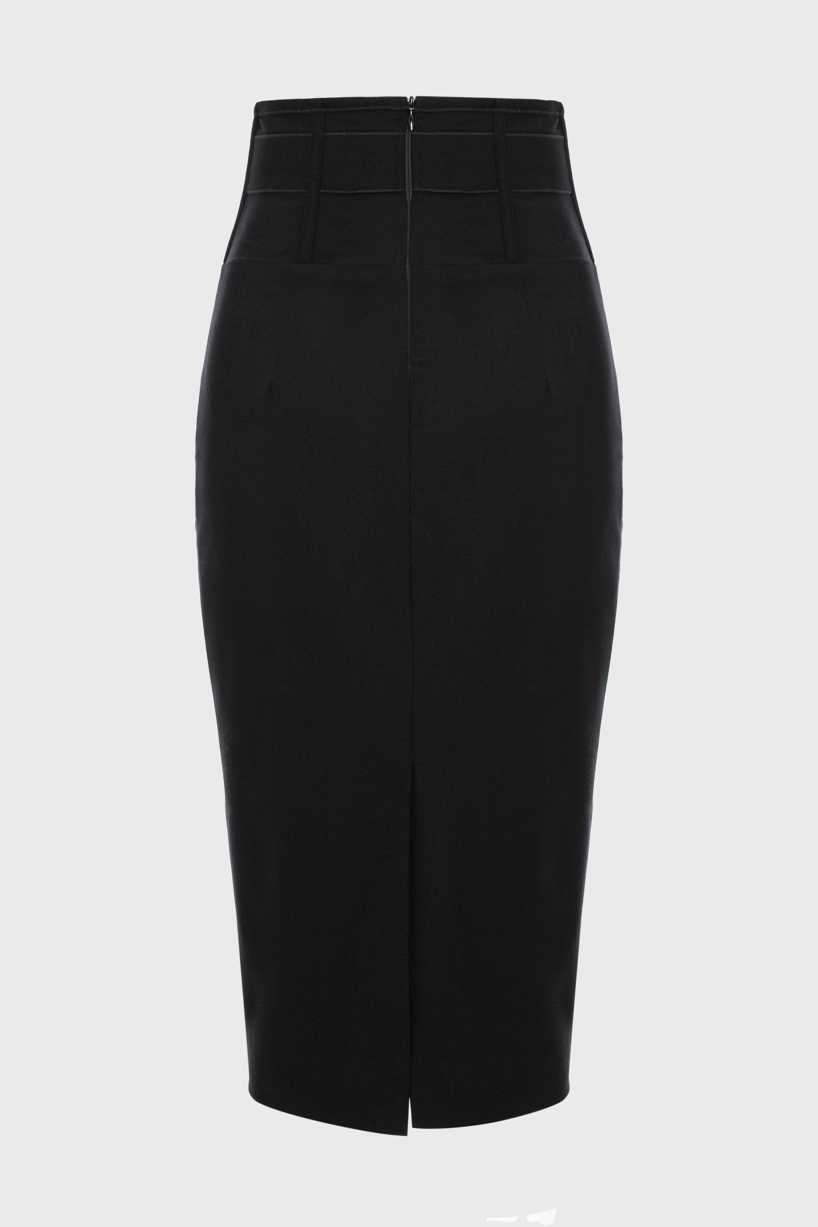 Tomboy Wool Skirt Black