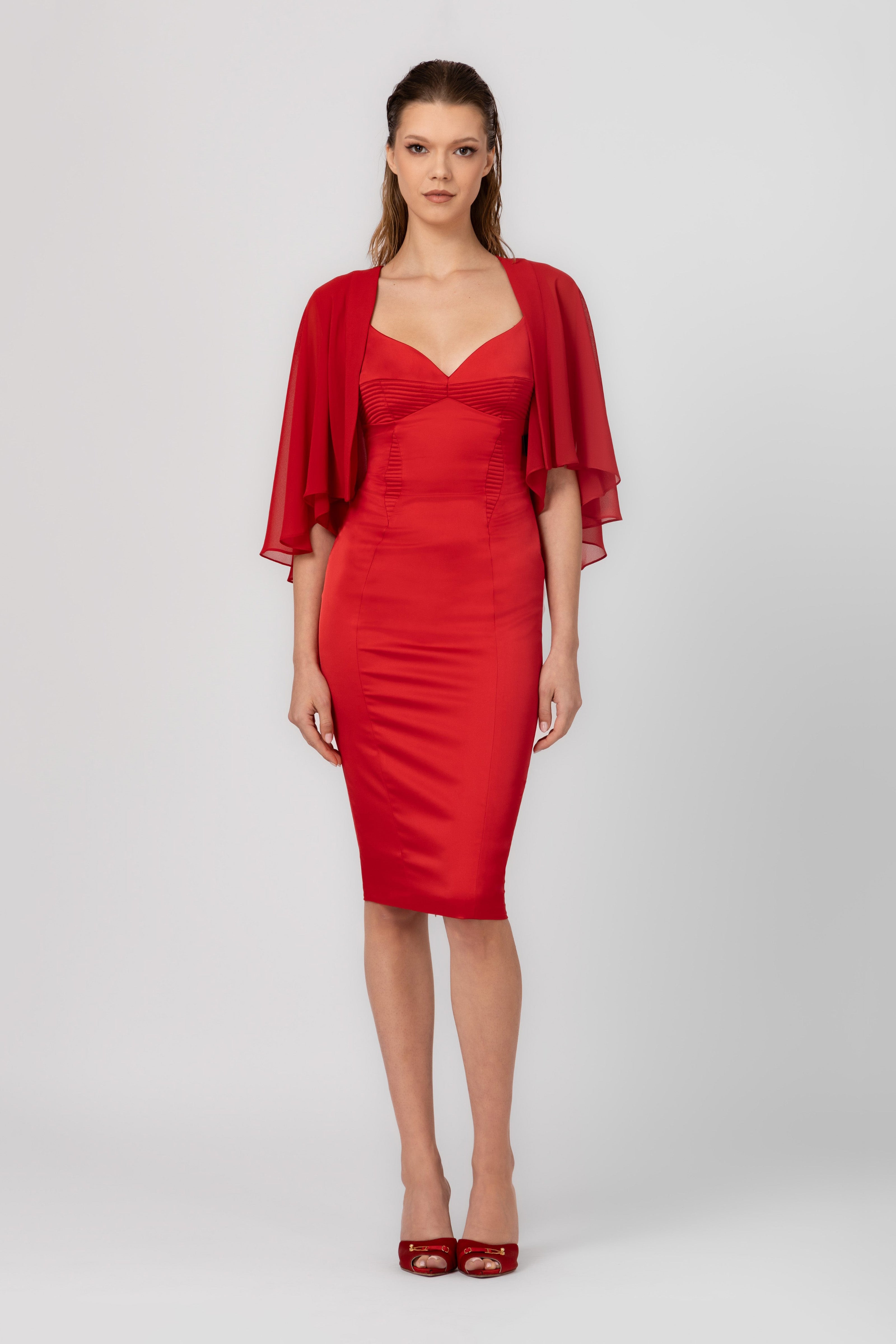 Veil Cape Red