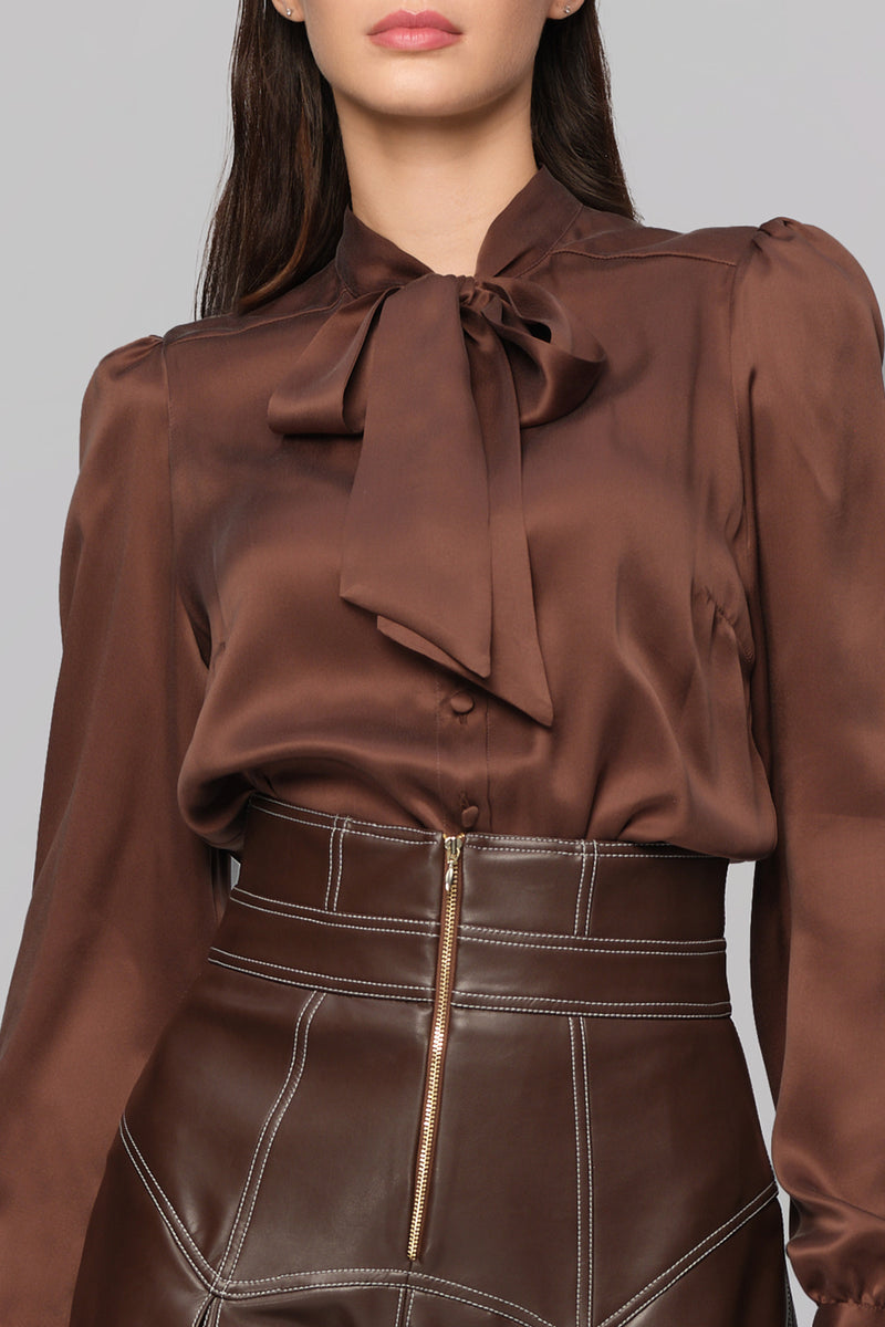 Lavish Blouse Brown