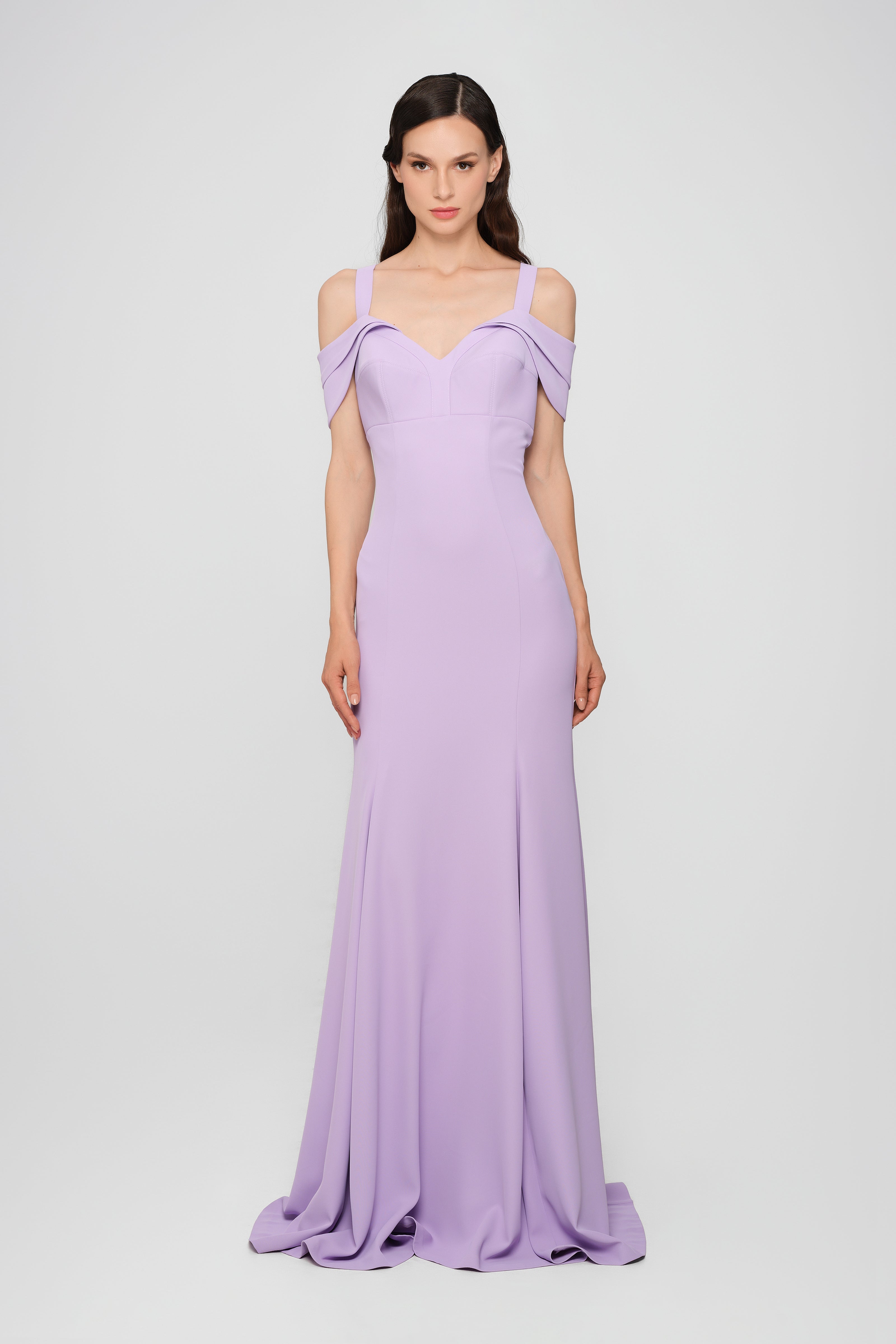Candy Long Dress Lavender