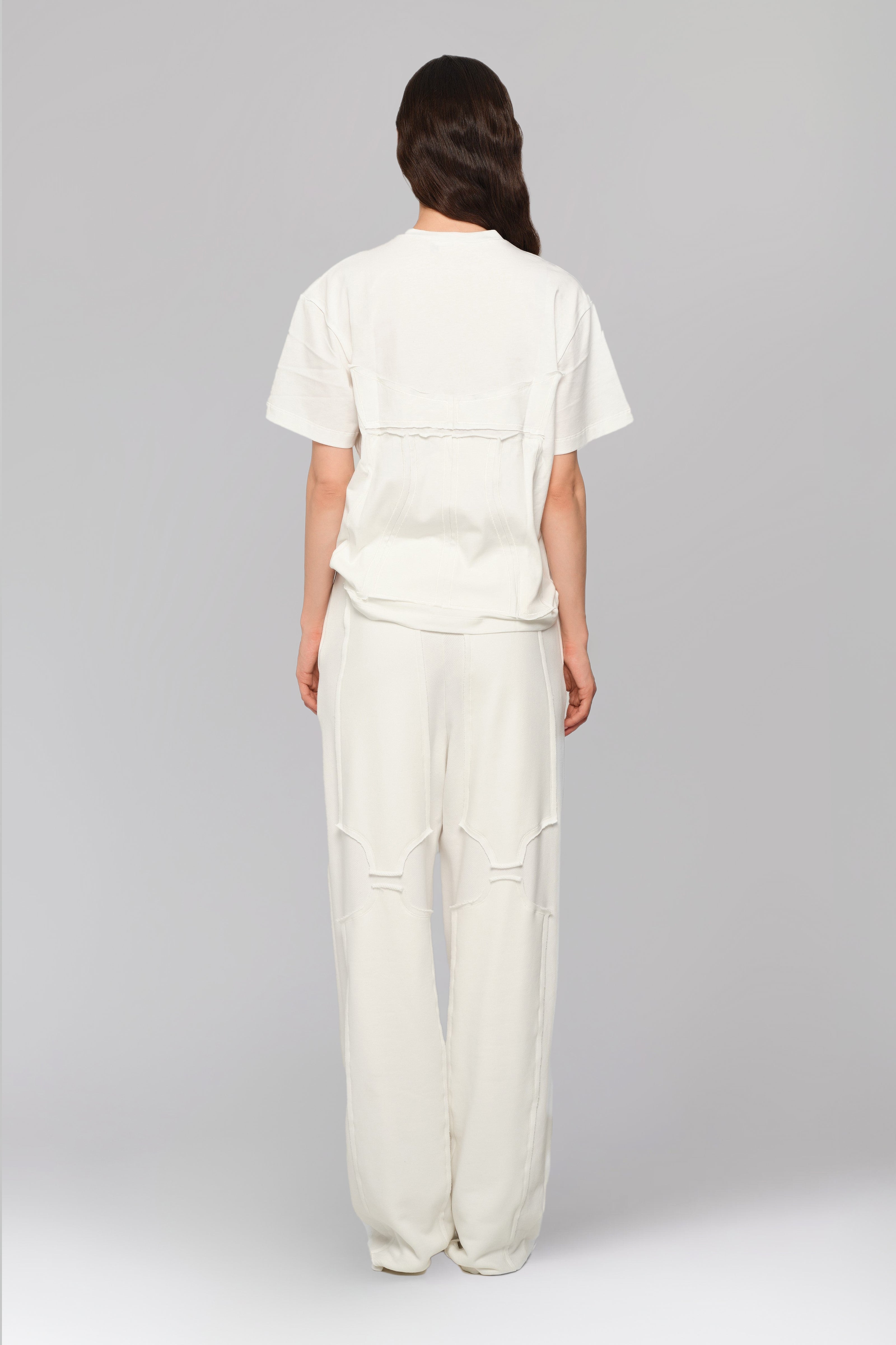 Deconstructed Sweatpants White