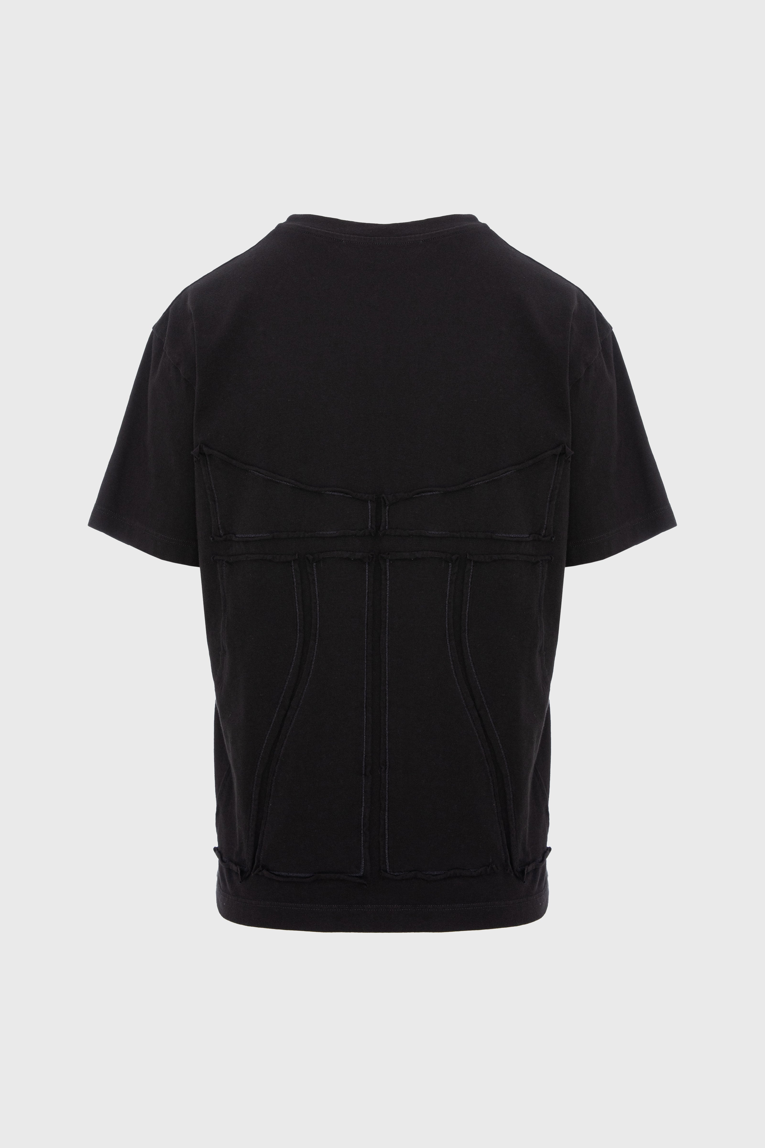 Deconstructed T-Shirt Black