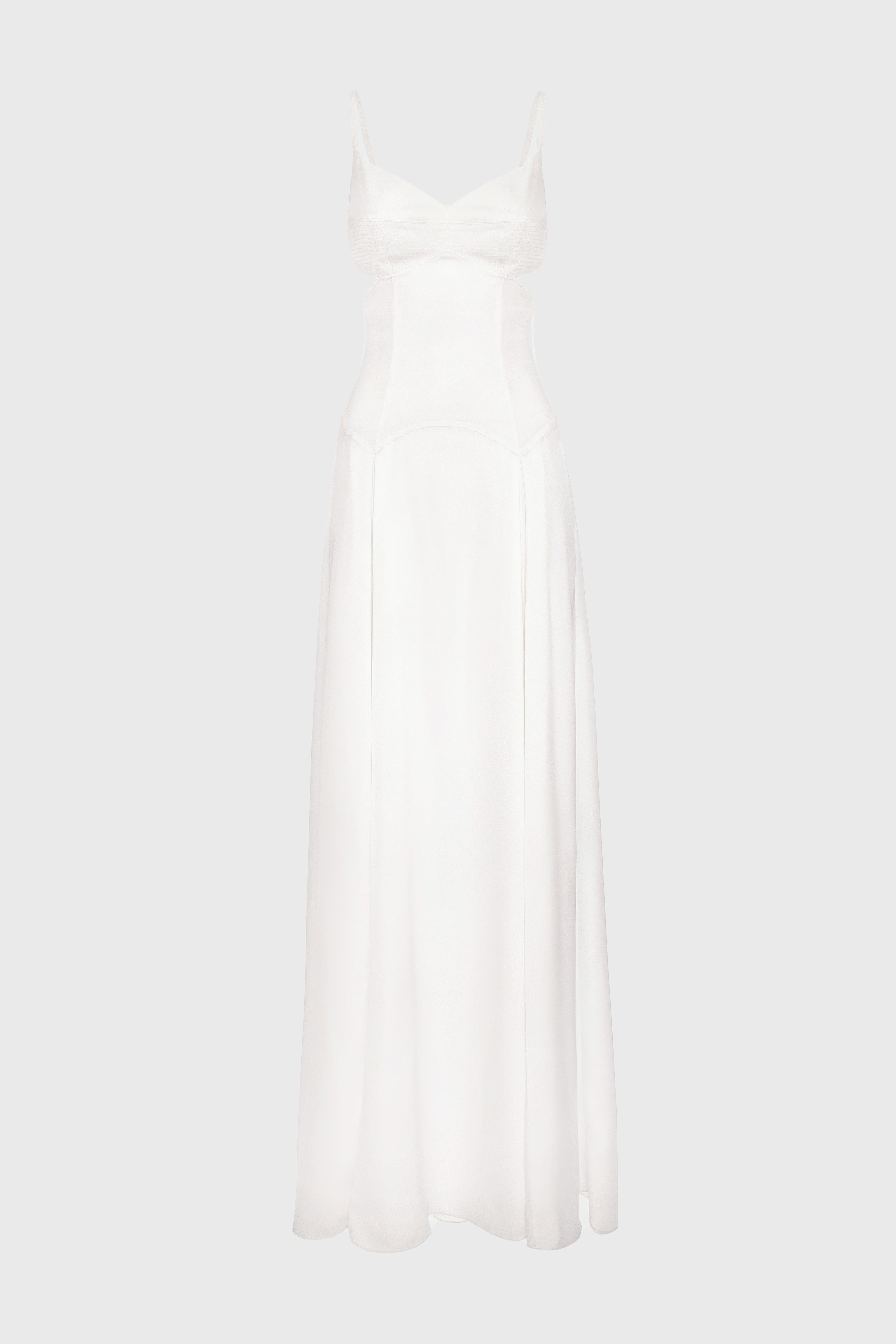Escapade Long Dress White
