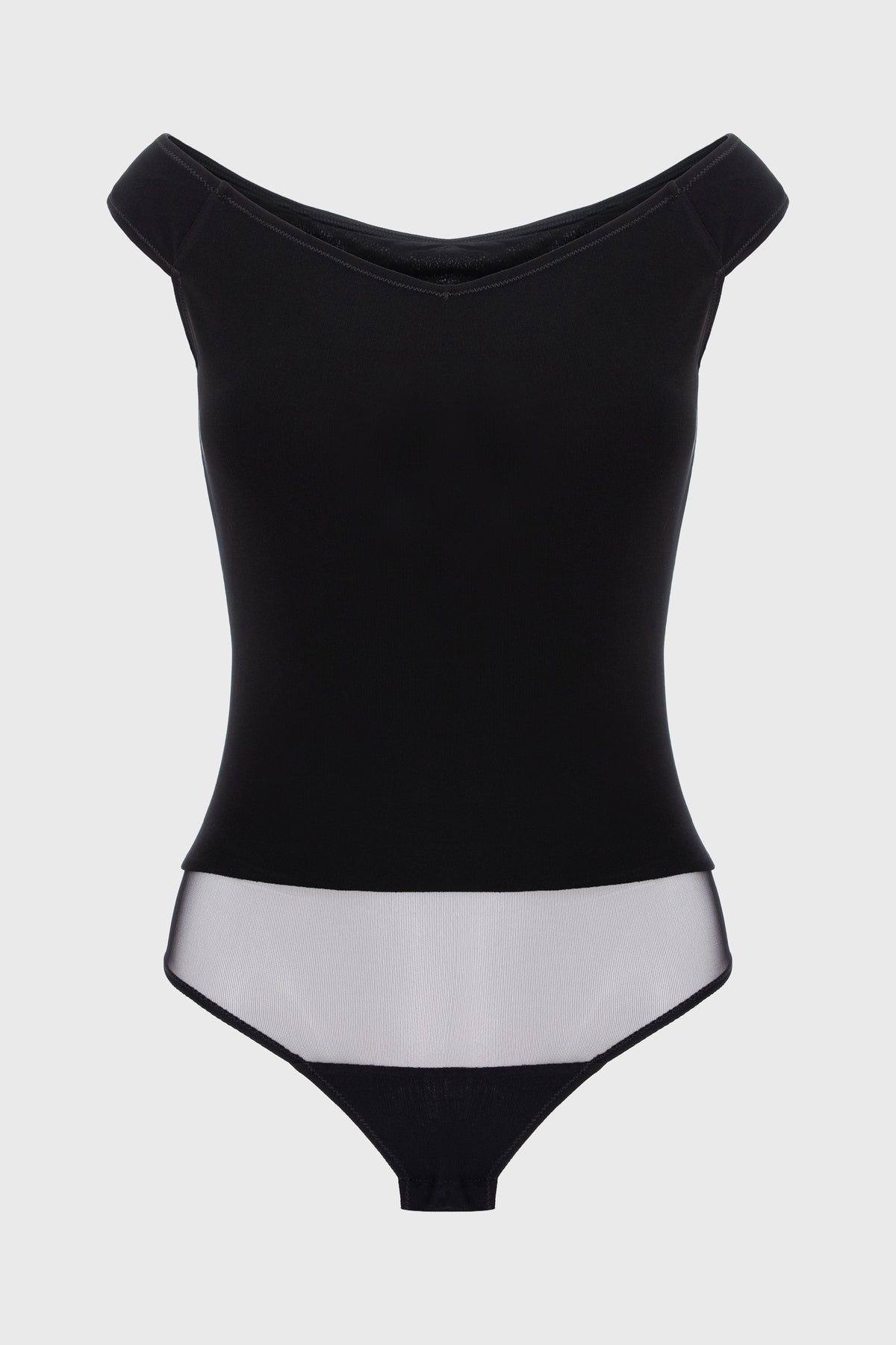Explicit Viscoze Bodysuit Black
