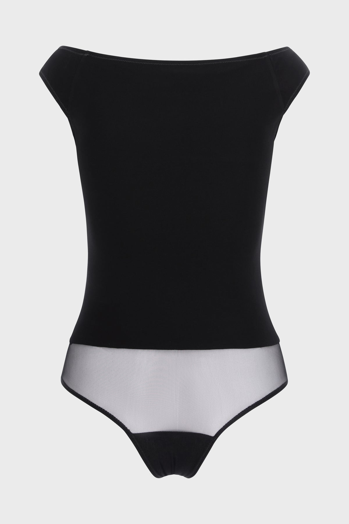 Explicit Viscoze Bodysuit Black