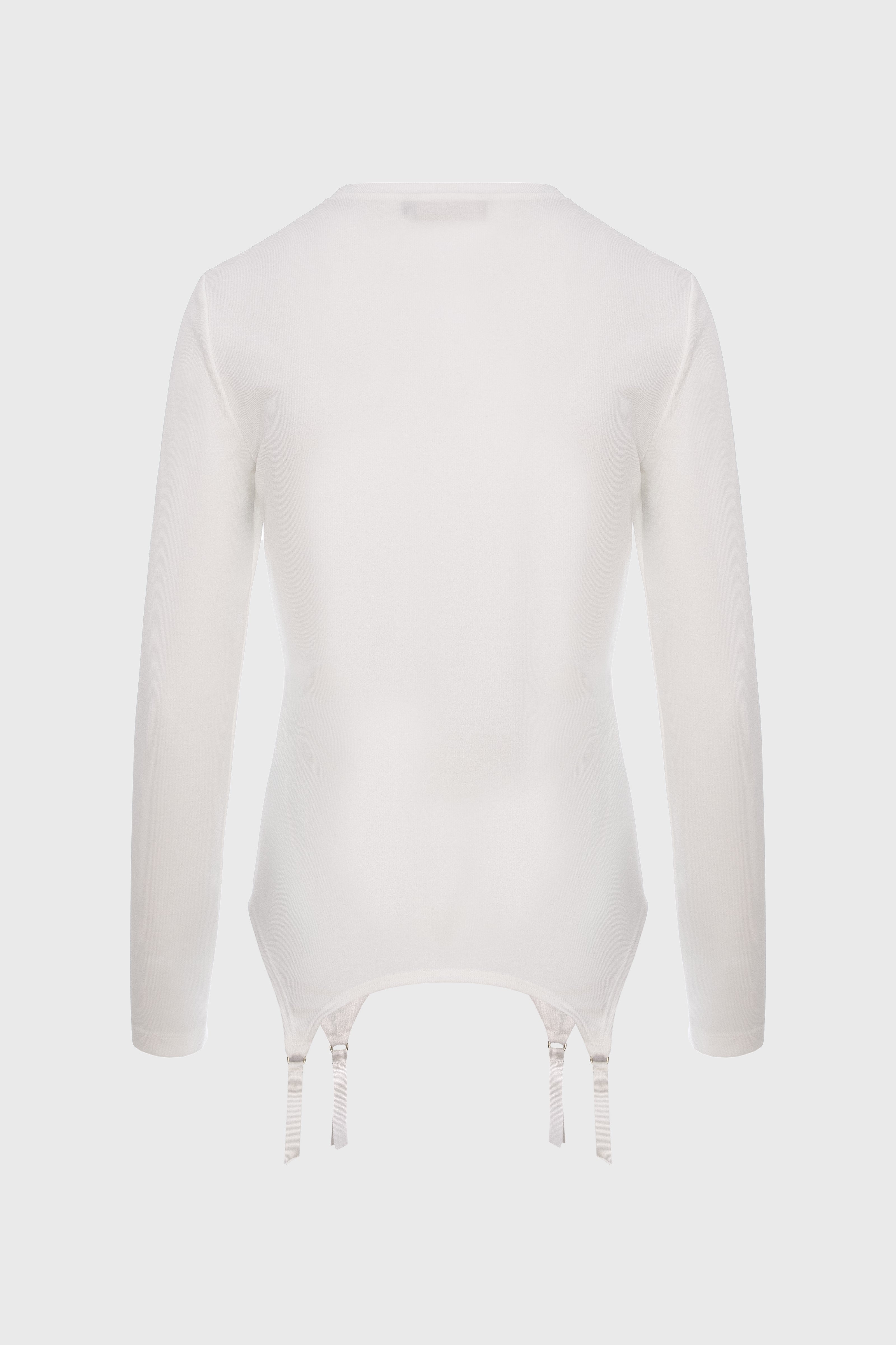 Garter Blouse White