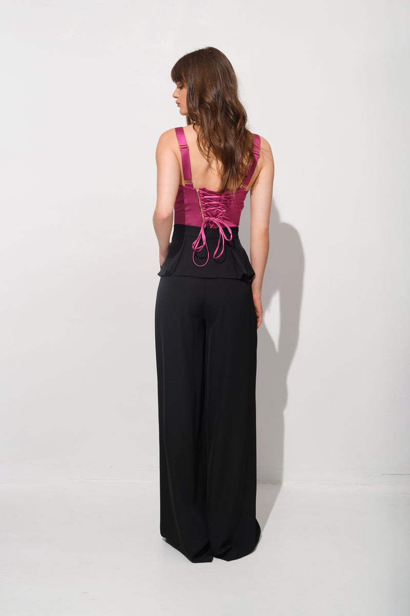 Sculpt Lacing Corset Raspberry Pink