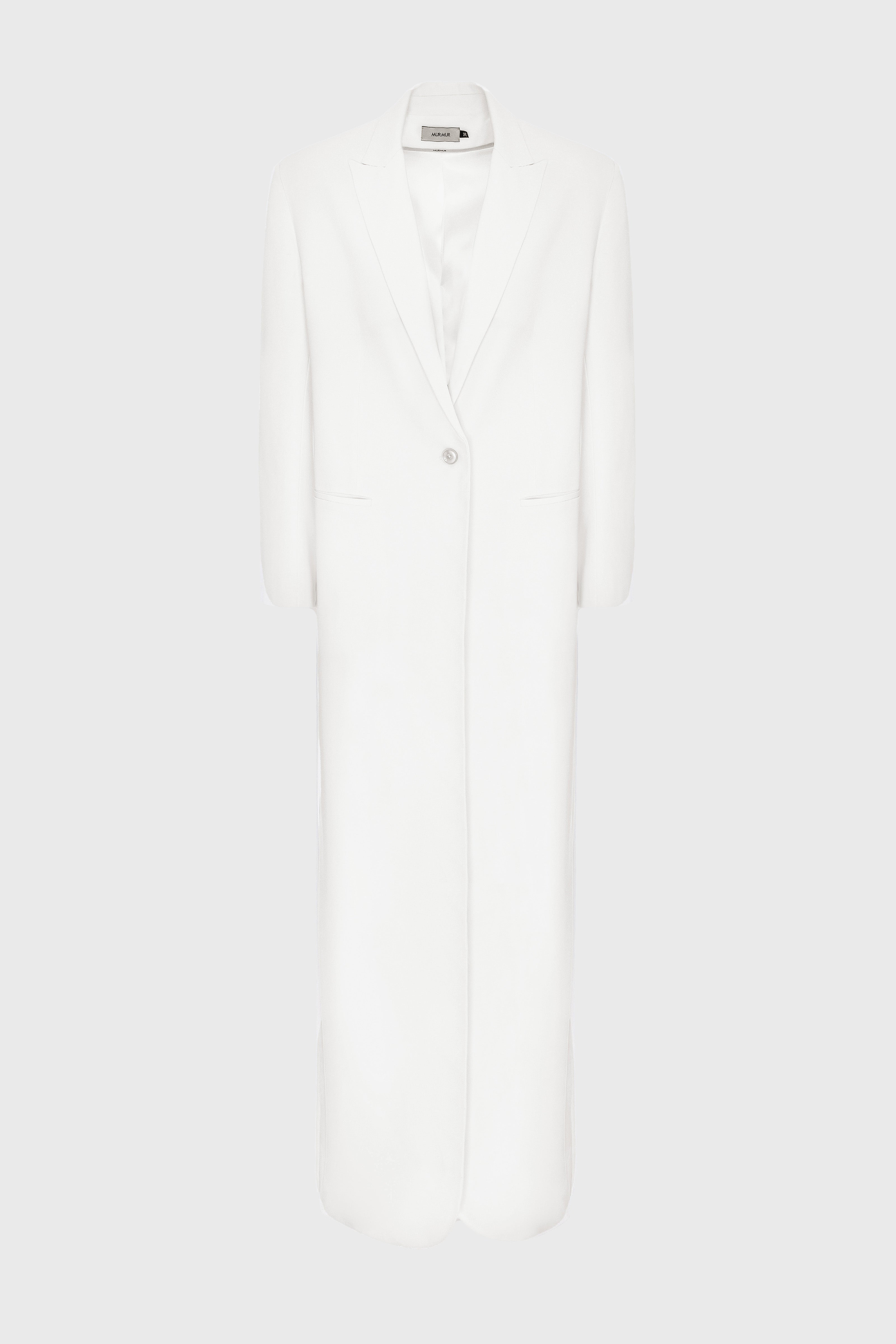 Urban Long Blazer White