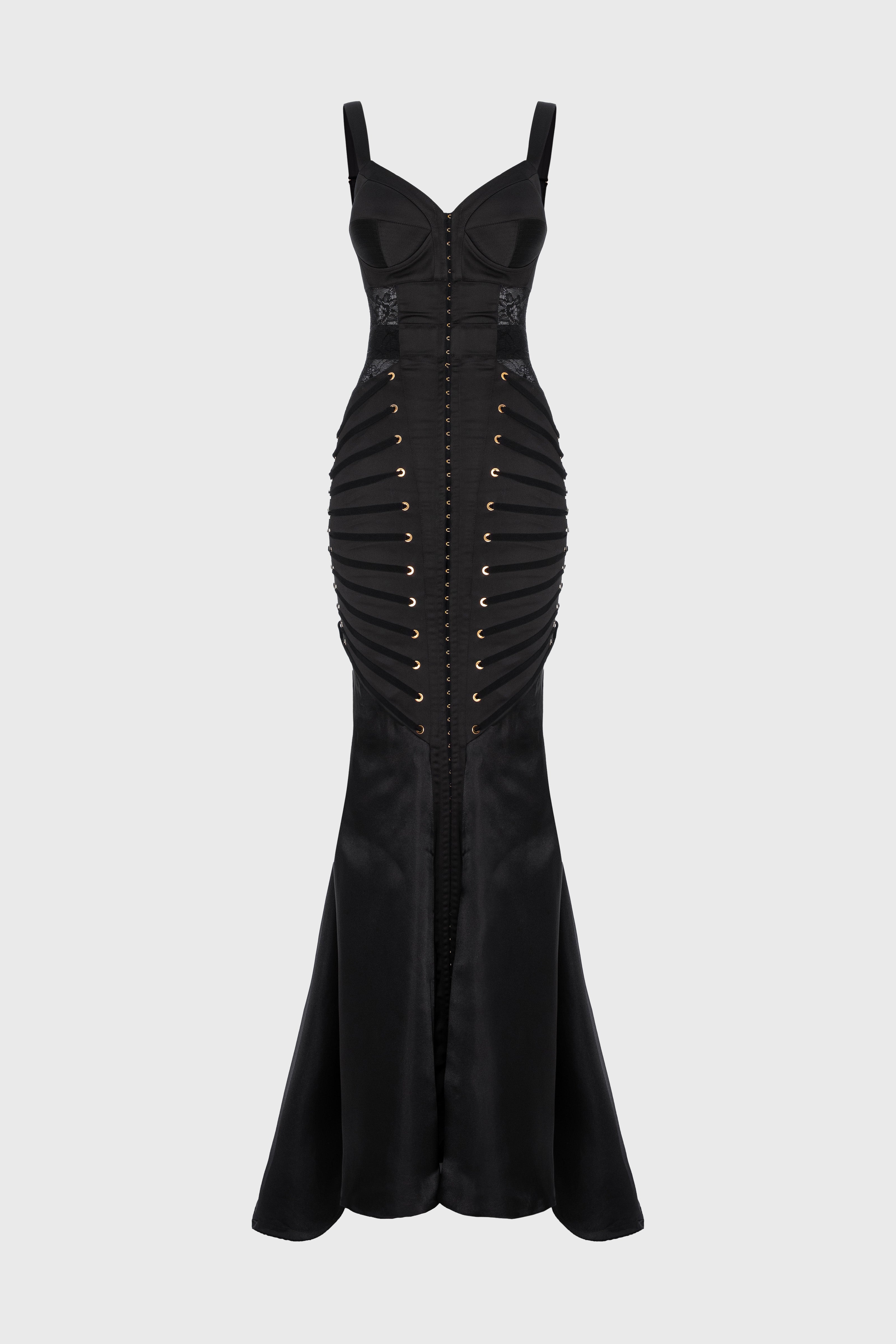 Zest Long Dress Black