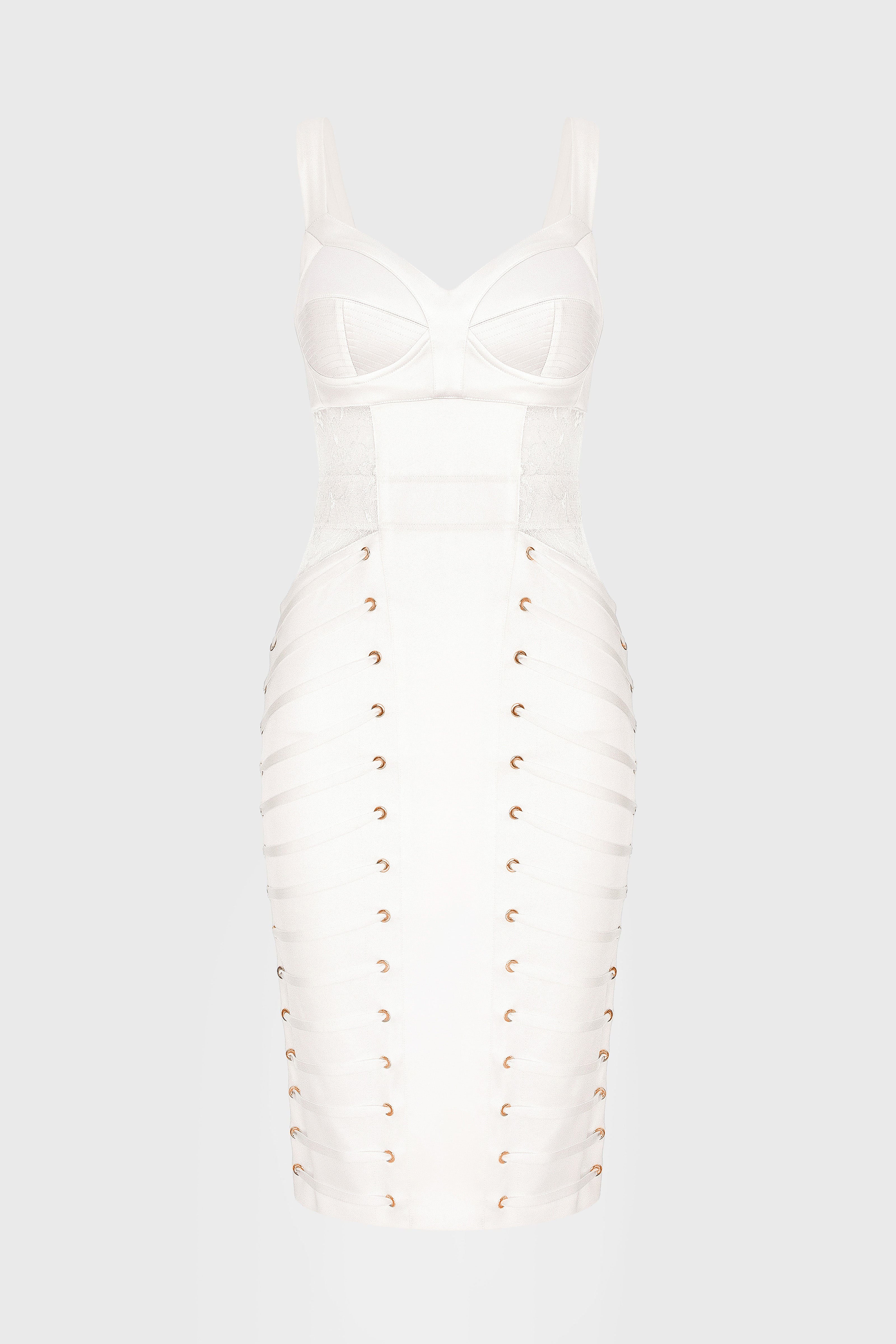 Zest Midi Dress White
