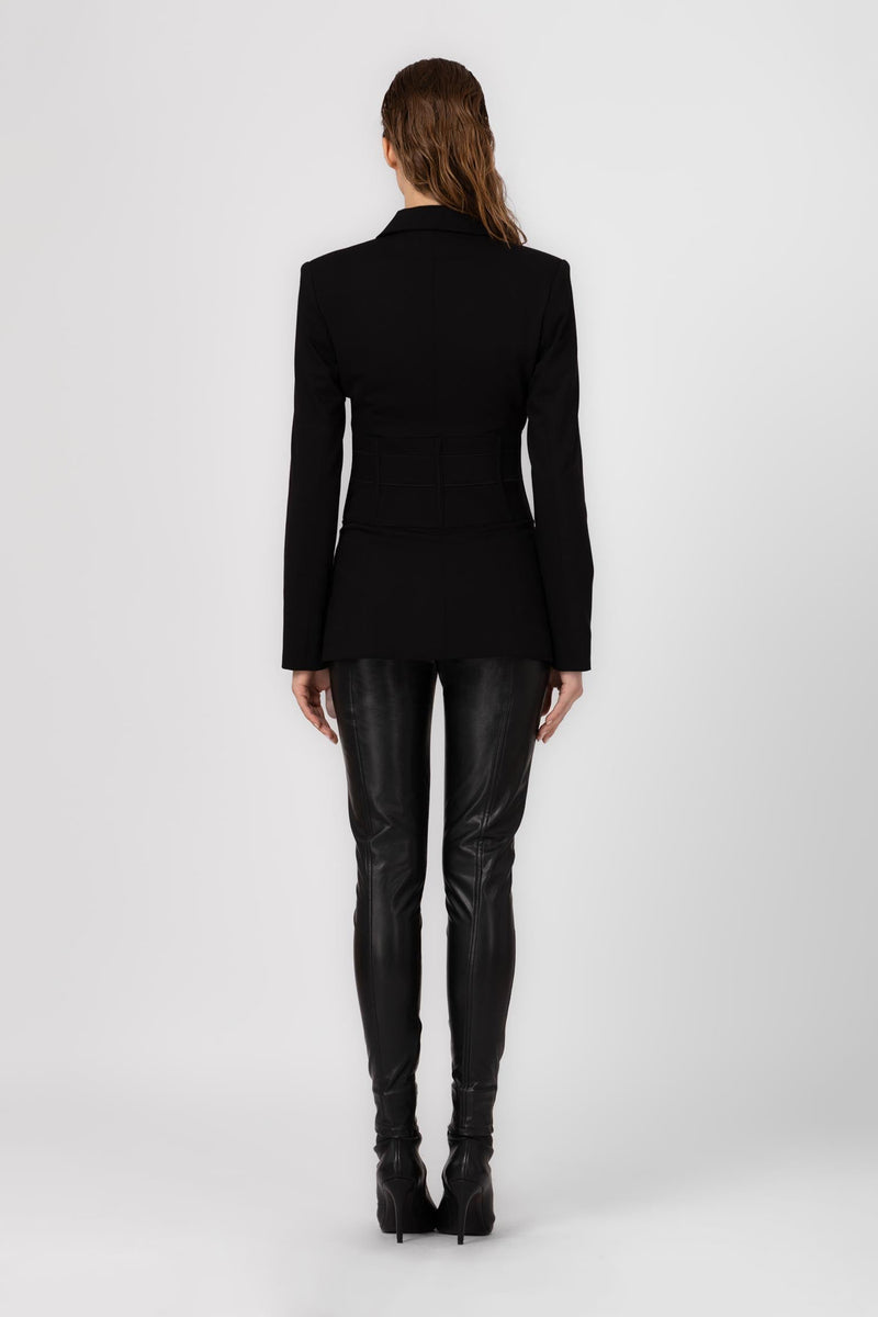 Tomboy Wool Blazer Black