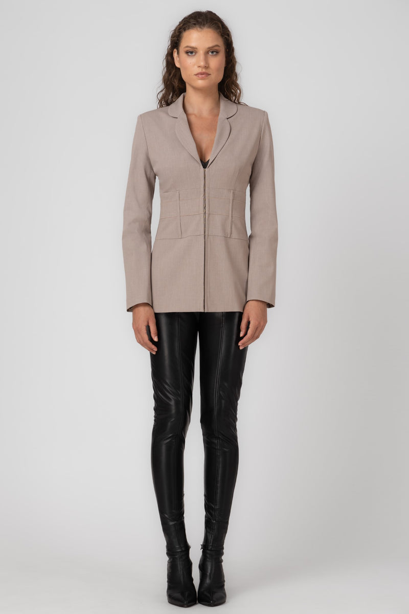 Tomboy Wool Blazer Sand
