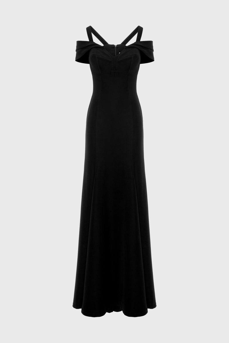 Candy Long Dress Black
