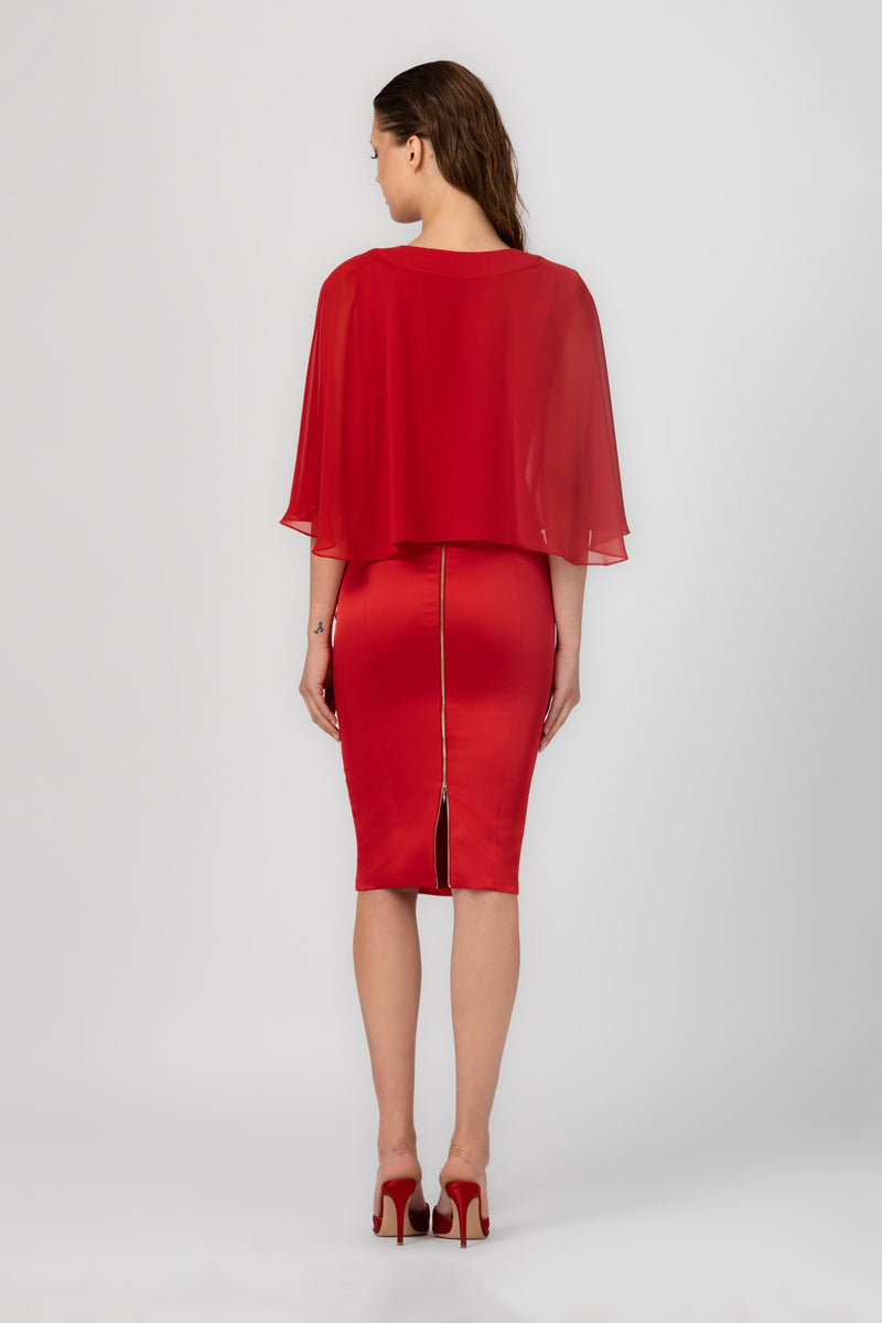 Veil Cape Red