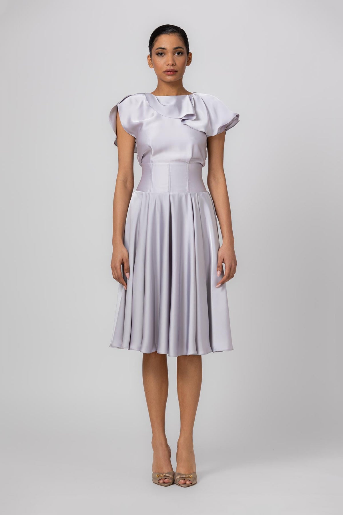 Flap Dress Gray