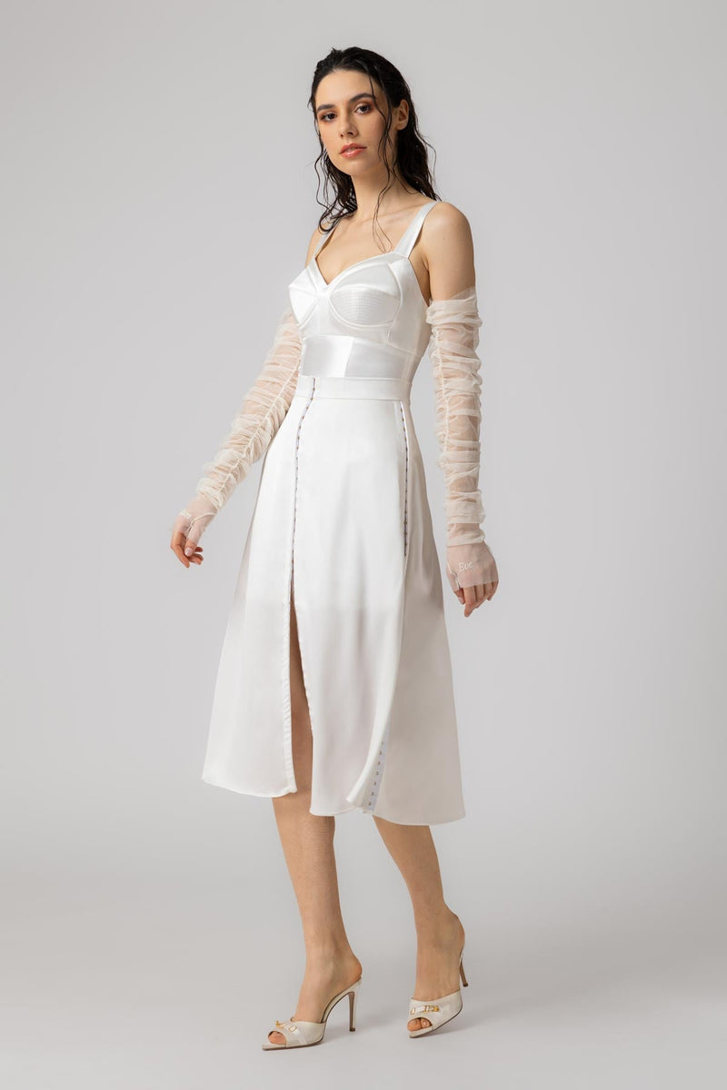 Sheer Gloves White