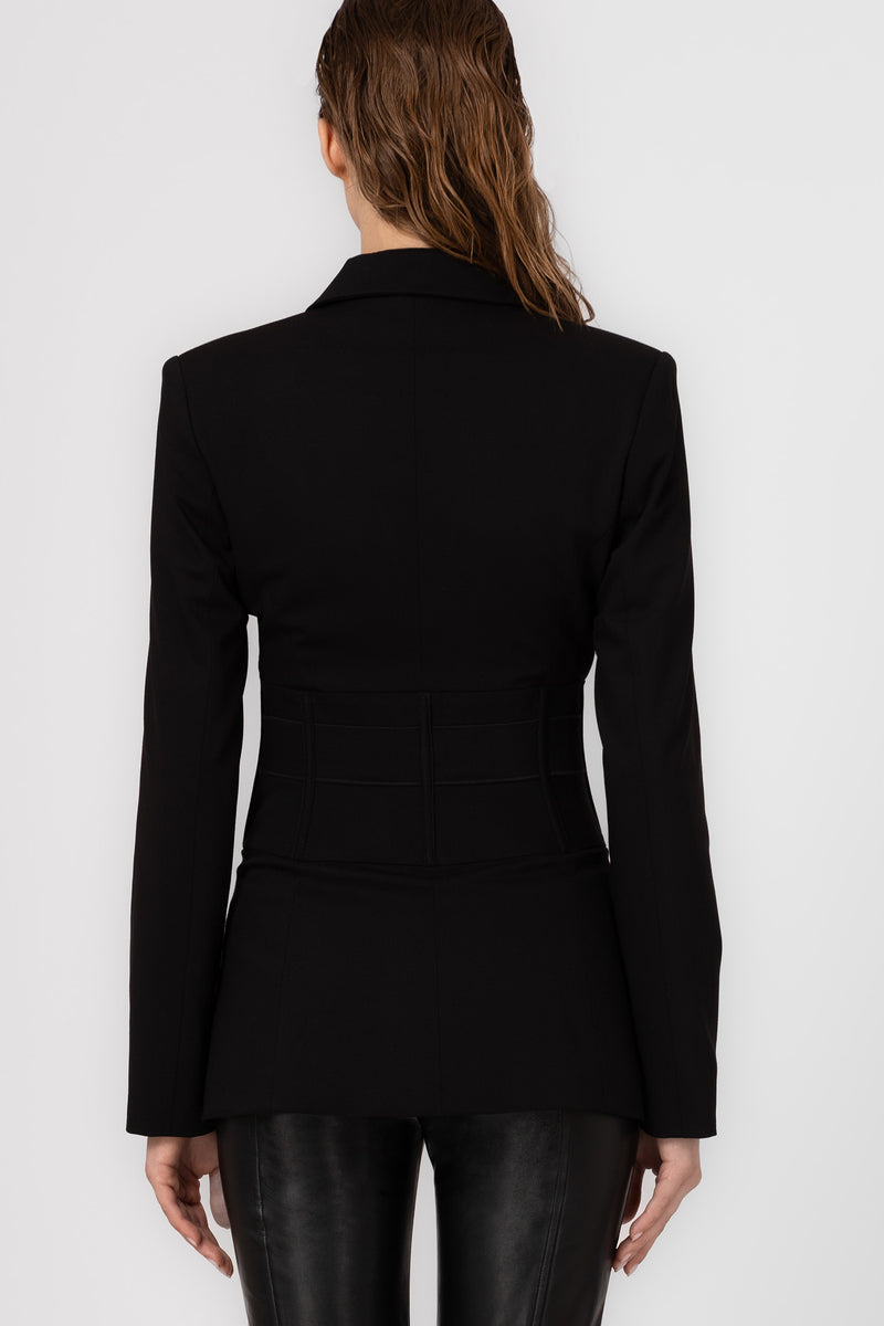 Tomboy Wool Blazer Black
