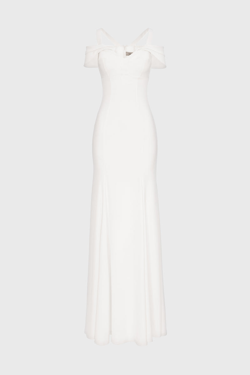 Candy Long Dress White