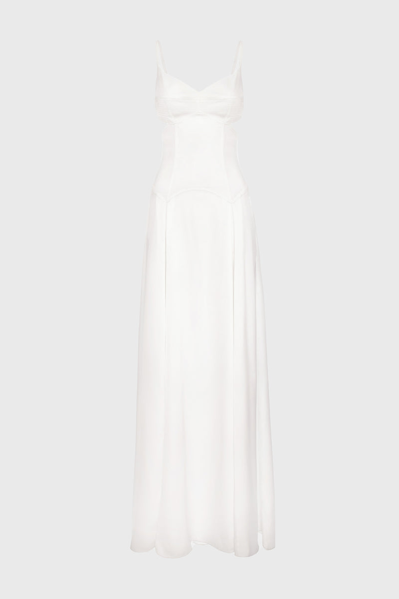Escapade Long Dress White