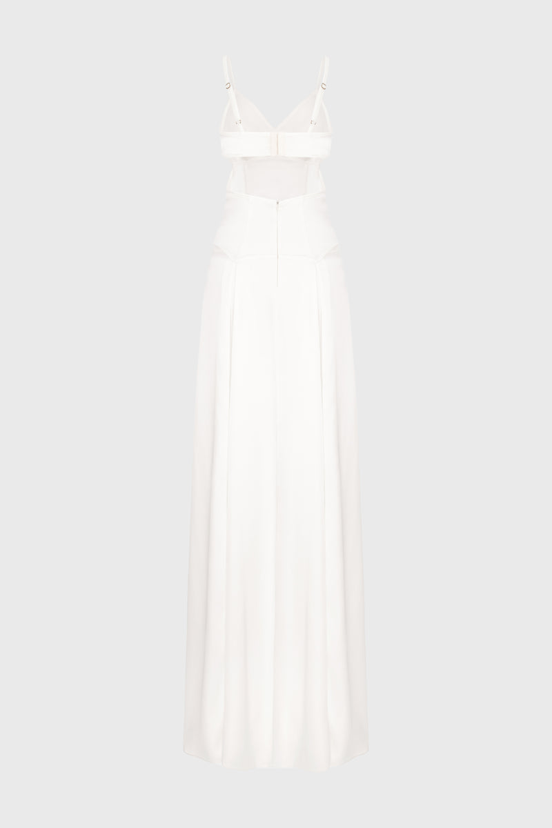 Escapade Long Dress White