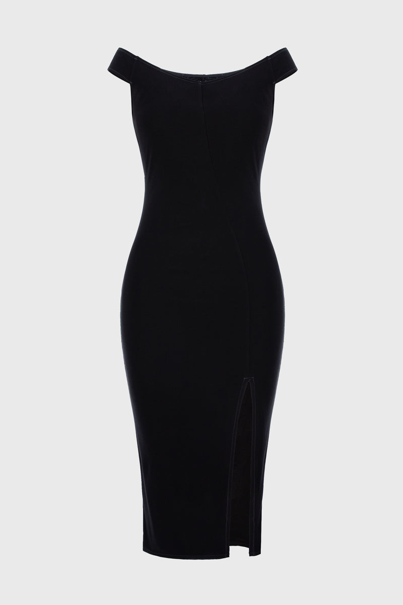 Explicit Viscoze Dress Black