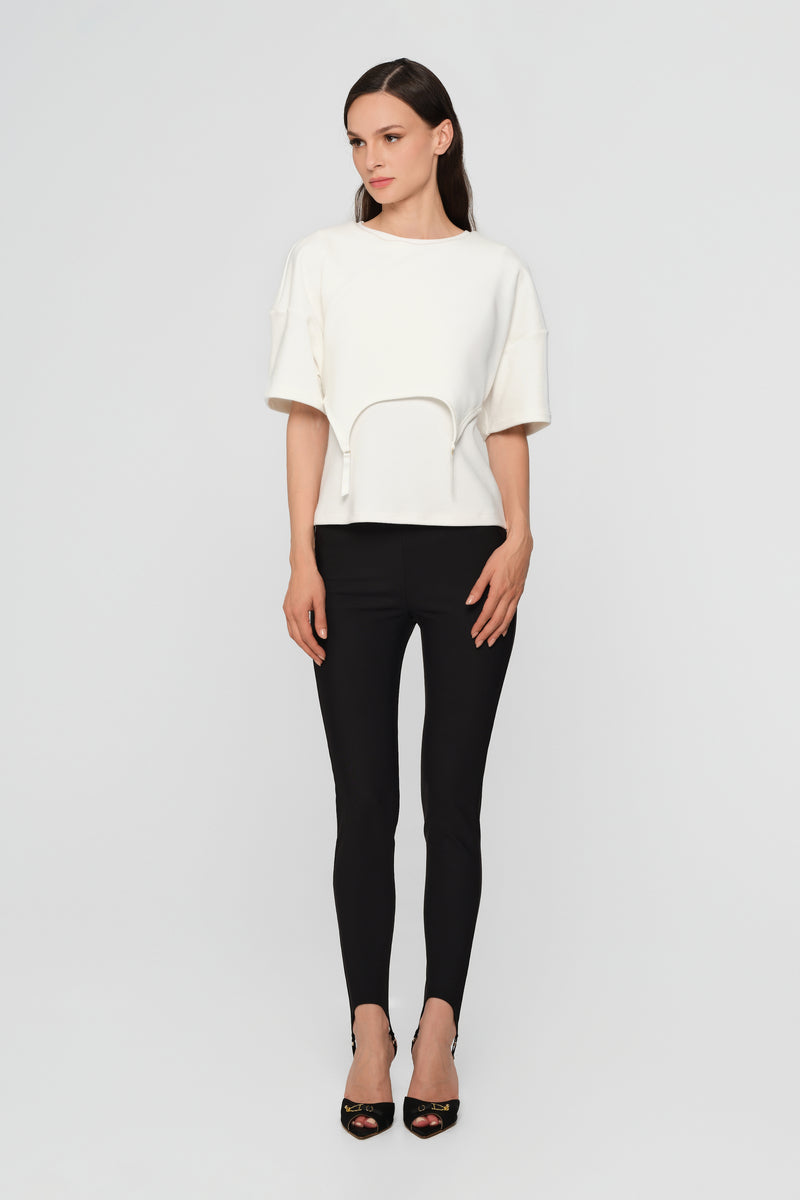 Garter T-Shirt White