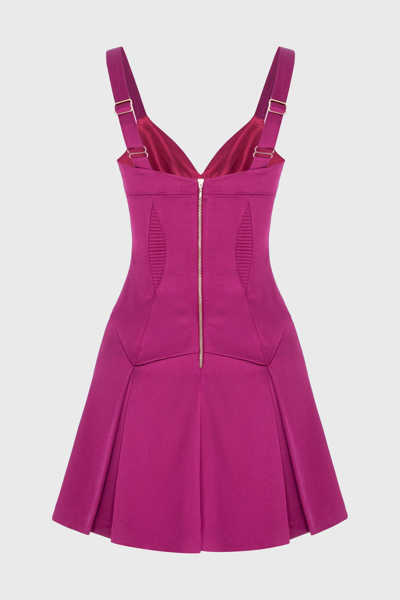 Haze Dress Raspberry Pink