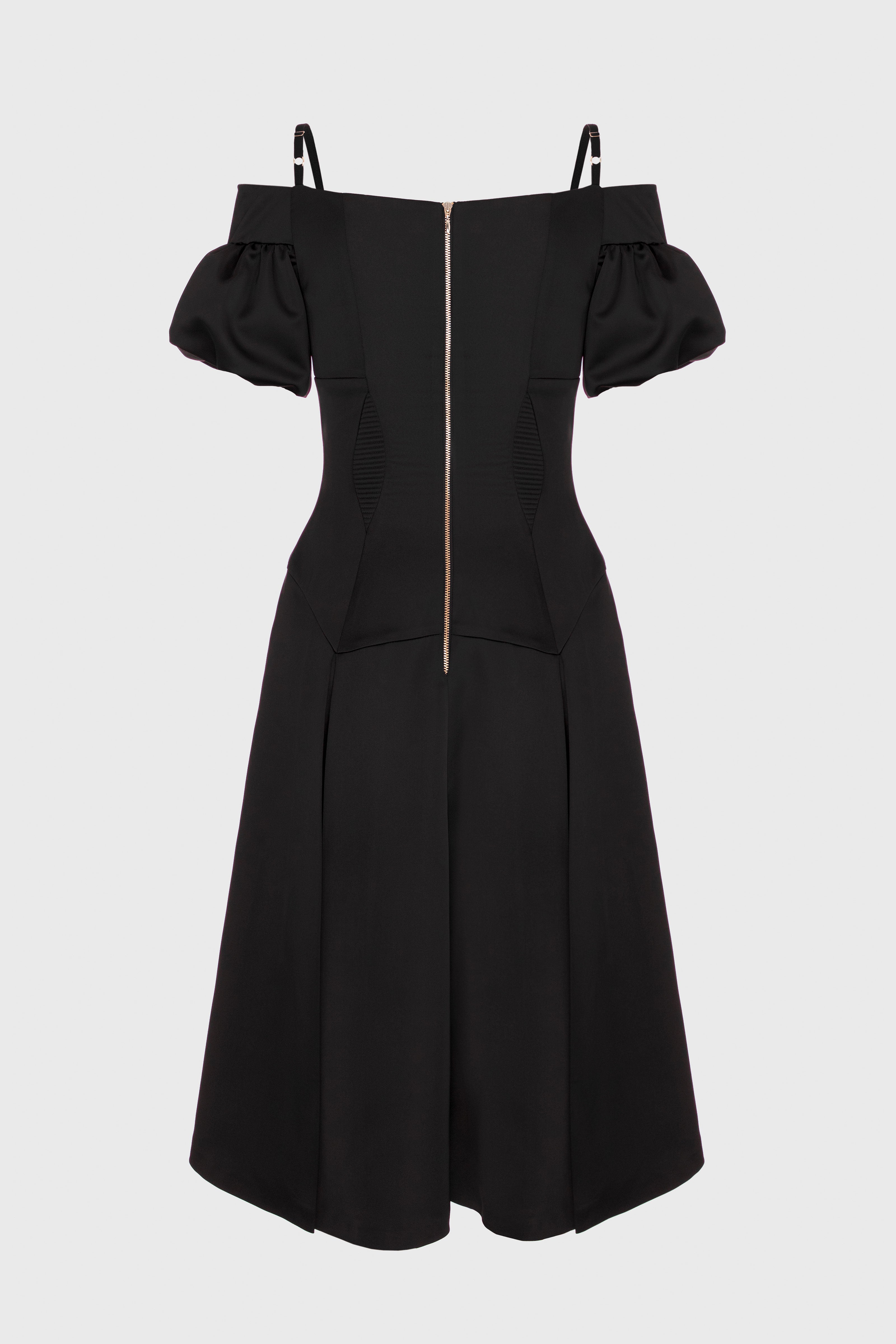 Haze Sleeve Dress Black