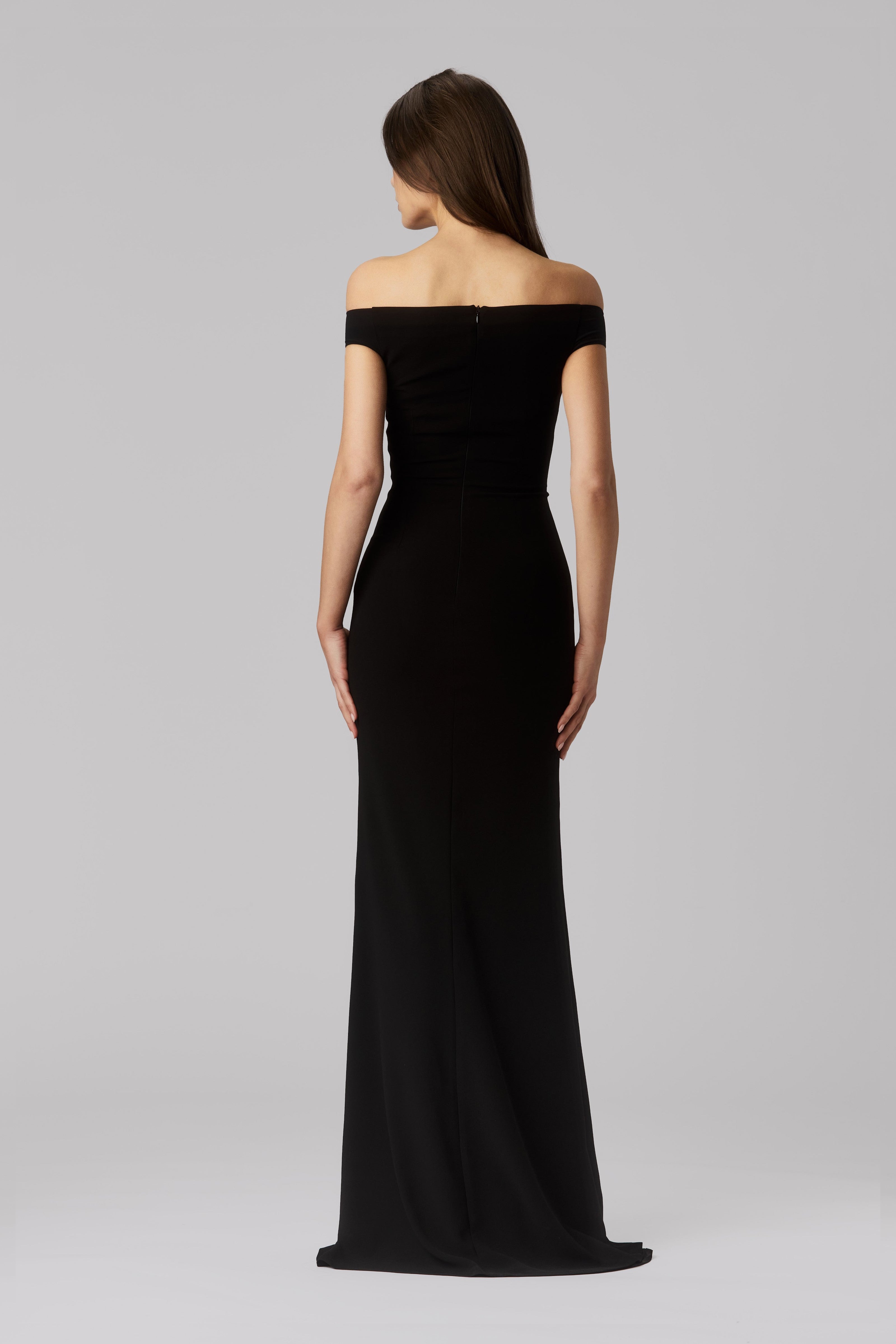 Ivy Long Dress Black