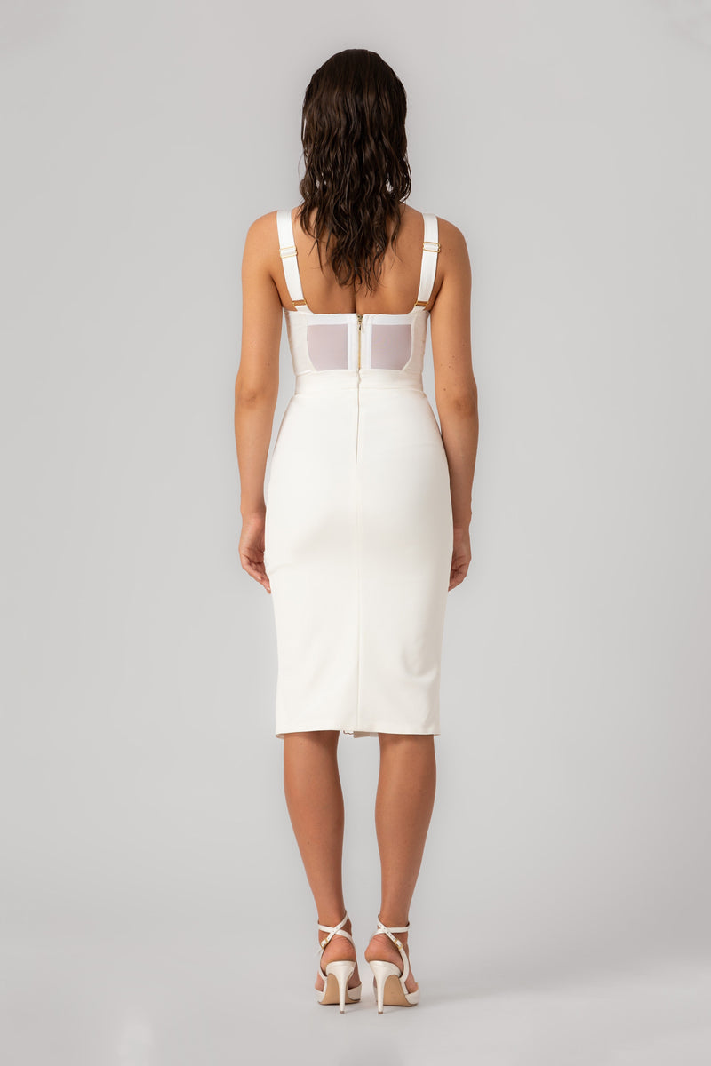 Ivy Skirt White