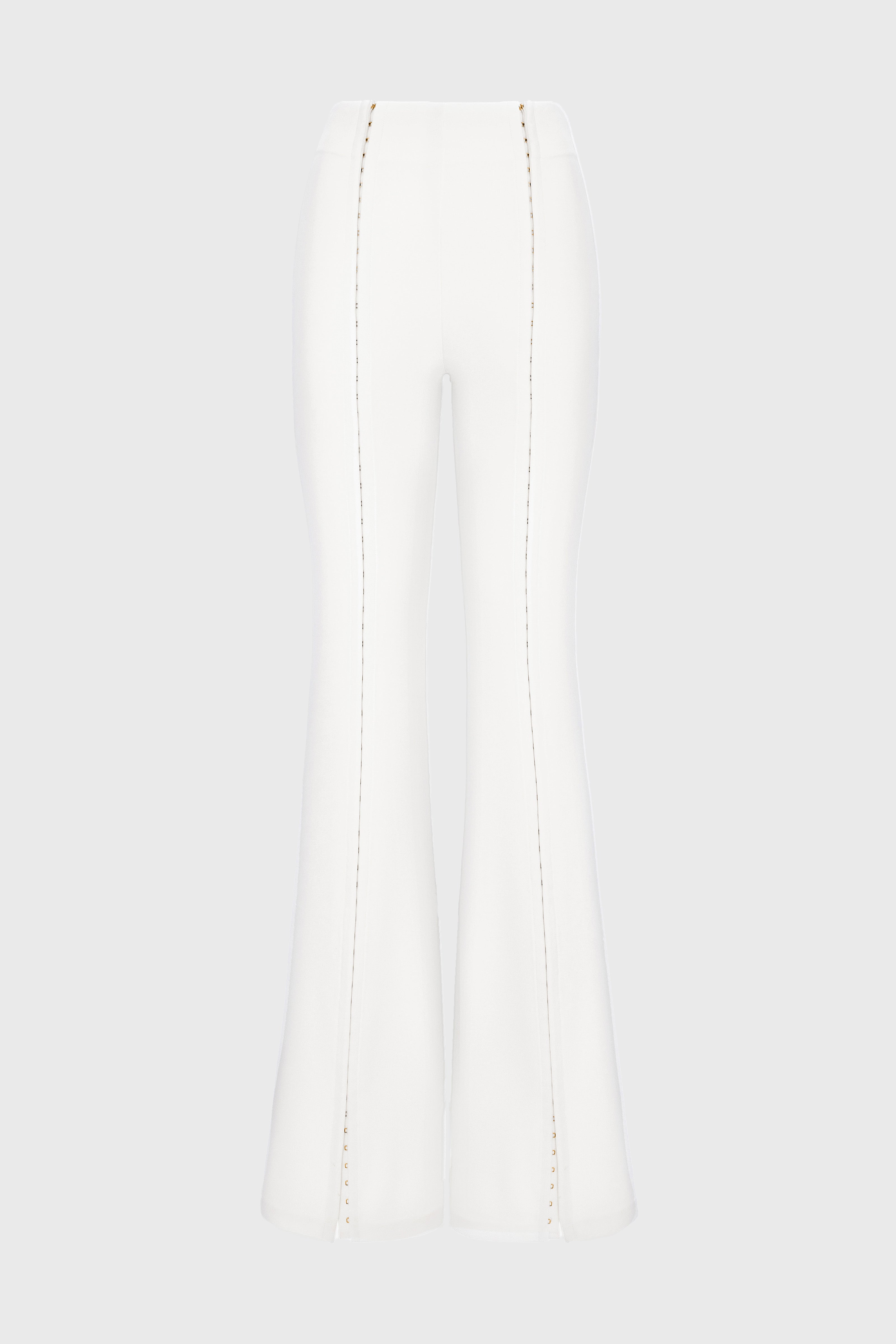Snap Trousers White