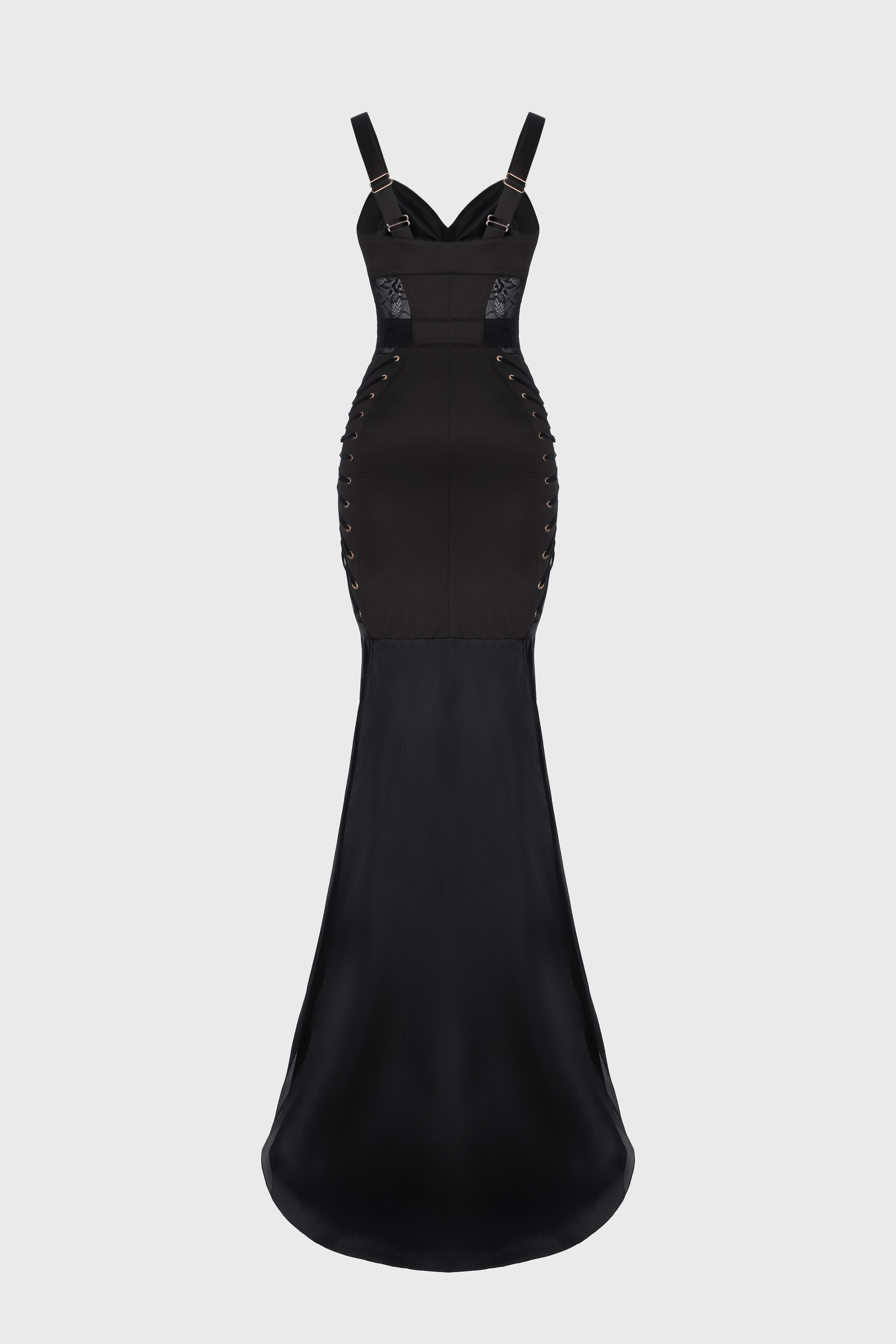 Zest Long Dress Black