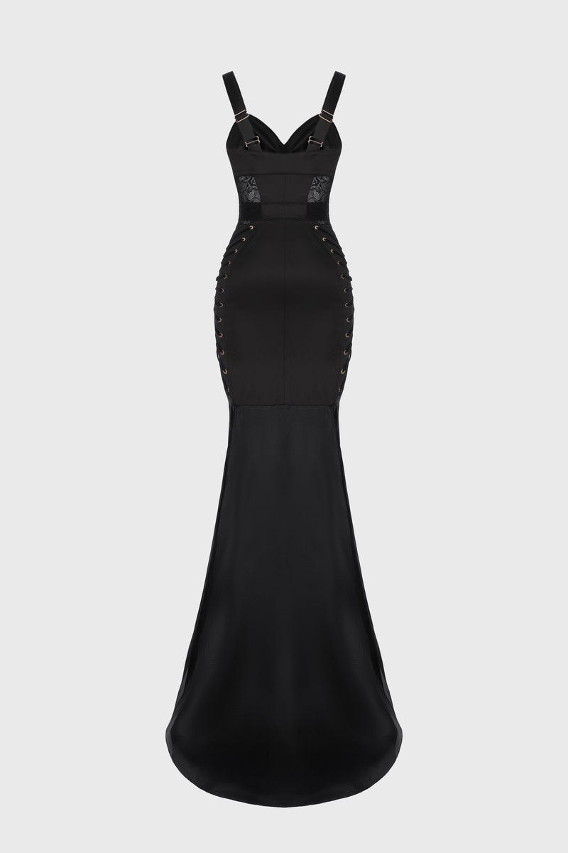 Zest Long Dress Black