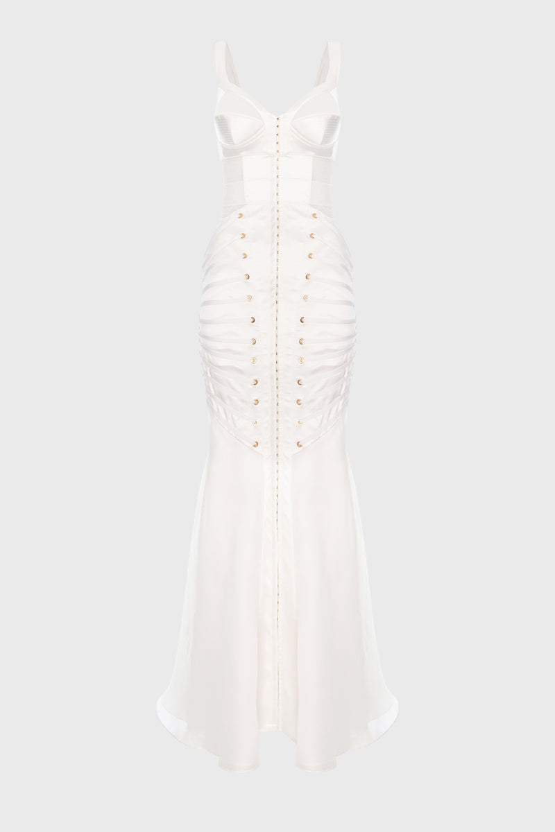 Zest Long Dress White