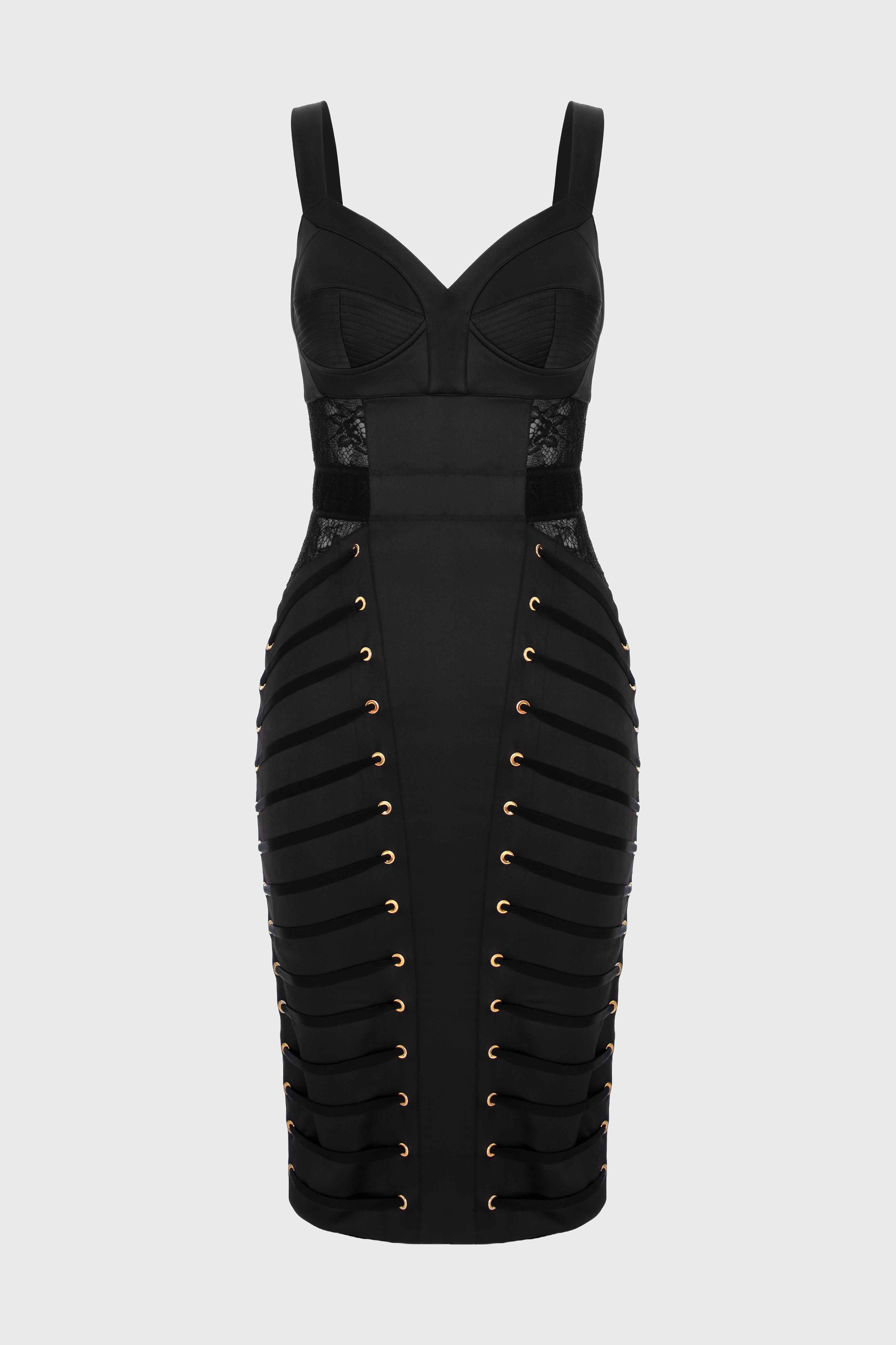 Zest Midi Dress Black